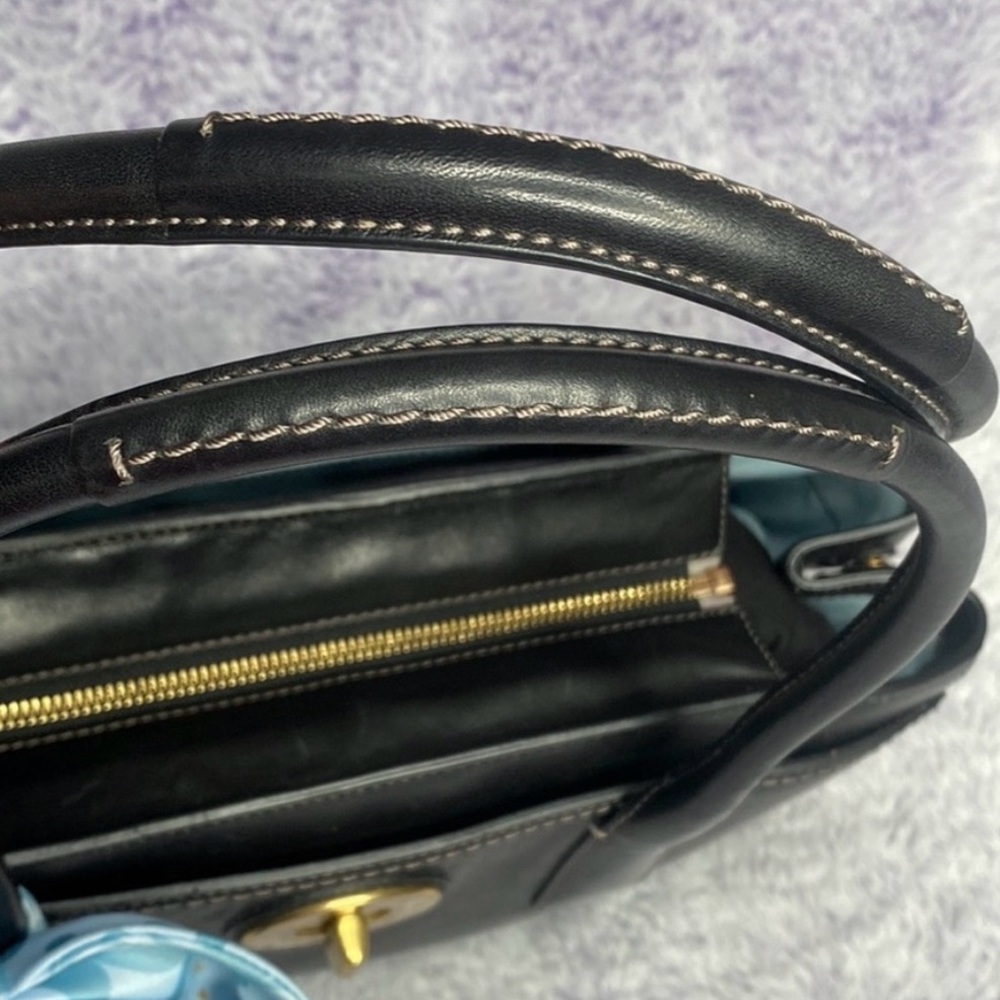 COACH GENUINE LEATHER MADELINE BAG with BAG SCARF - Picture 7 of 16